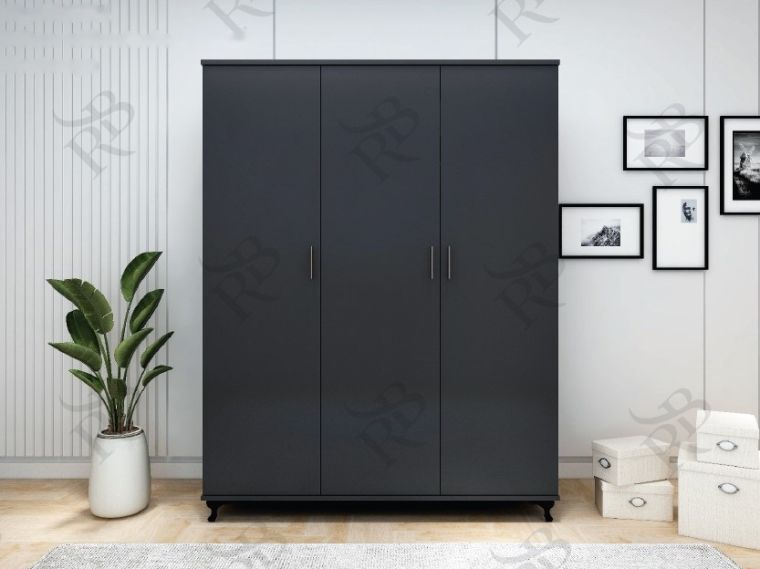 3-door Wardrobe without Mirror